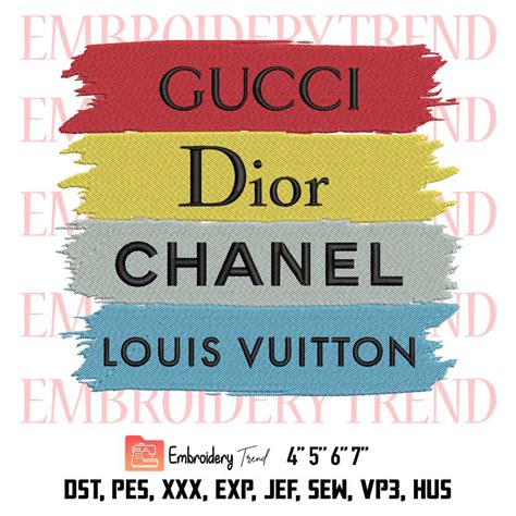 chanel louis vuitton dior loghi